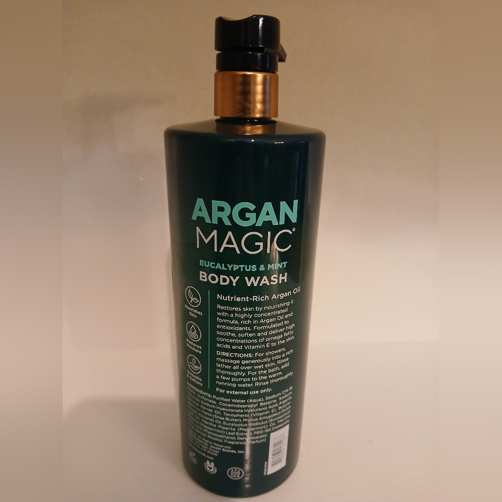 Argan Magic Eucalyptus & Mint Body Wash - Picture 2 of 2